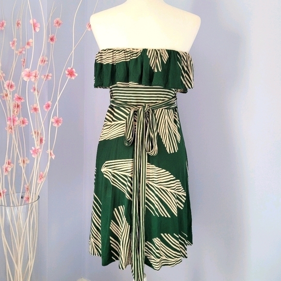 BCBGMAXARIA Strapless Swing Mini Dress - Picture 3 of 8